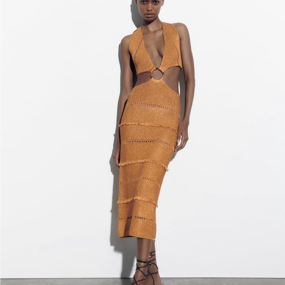 SOLDDDDD NWT Zara knit dress with cut outs PRICE IS FIRM